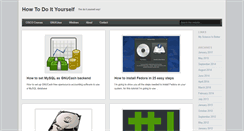 Desktop Screenshot of howtodoityourself.org
